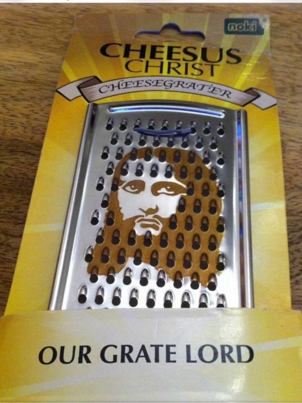 Cheesus Christ Cheese Grater – “Our Grate Lord” | Noki